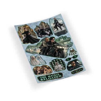 Matrix Reloaded A5 sticker seti - detay görseli
