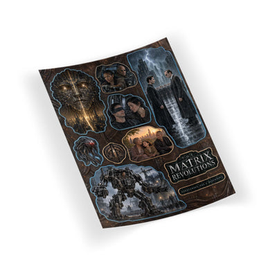 Matrix Revolutions A5 sticker seti - detay görseli