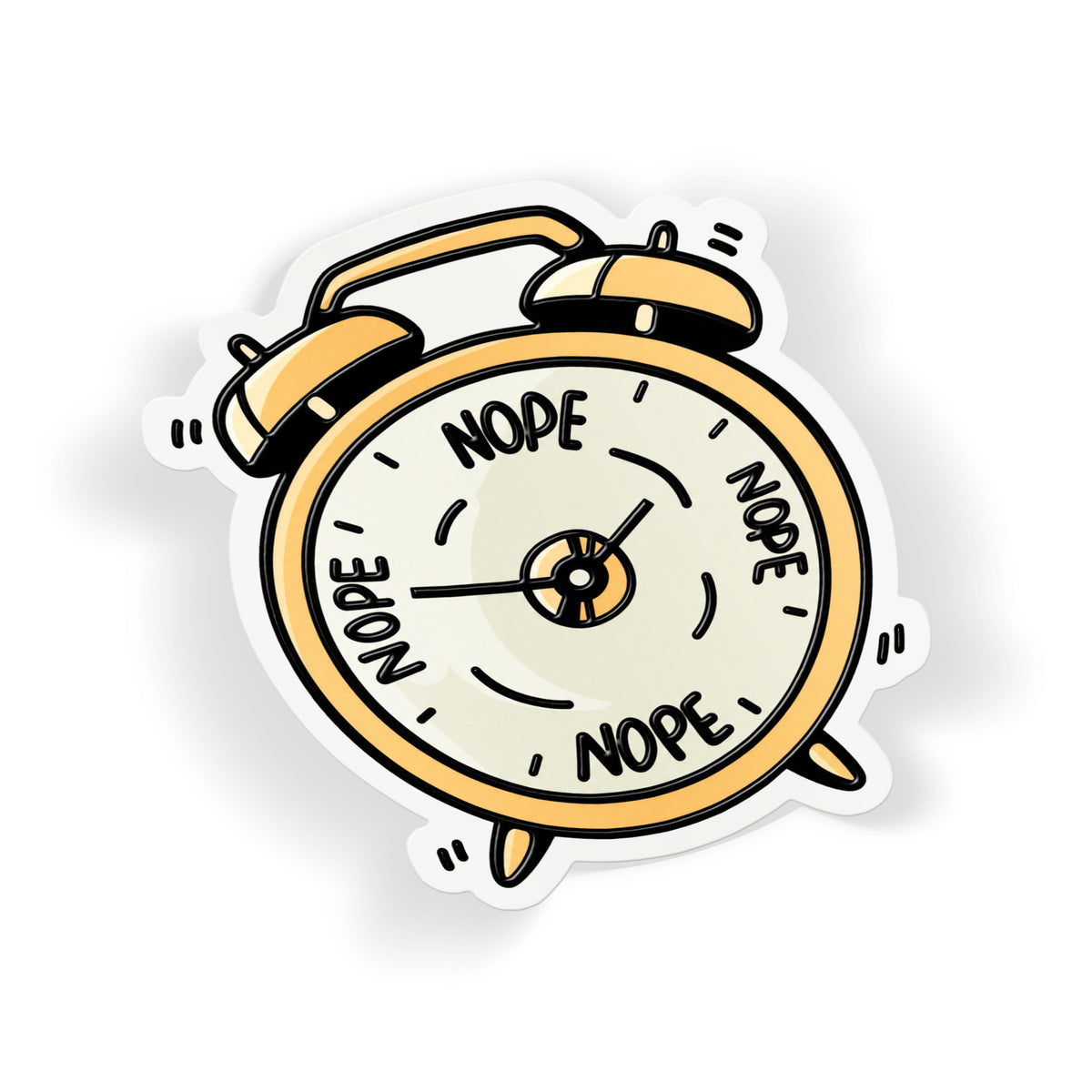 Nope Alarm Clock