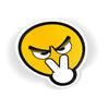Peace Grumpy Emoji