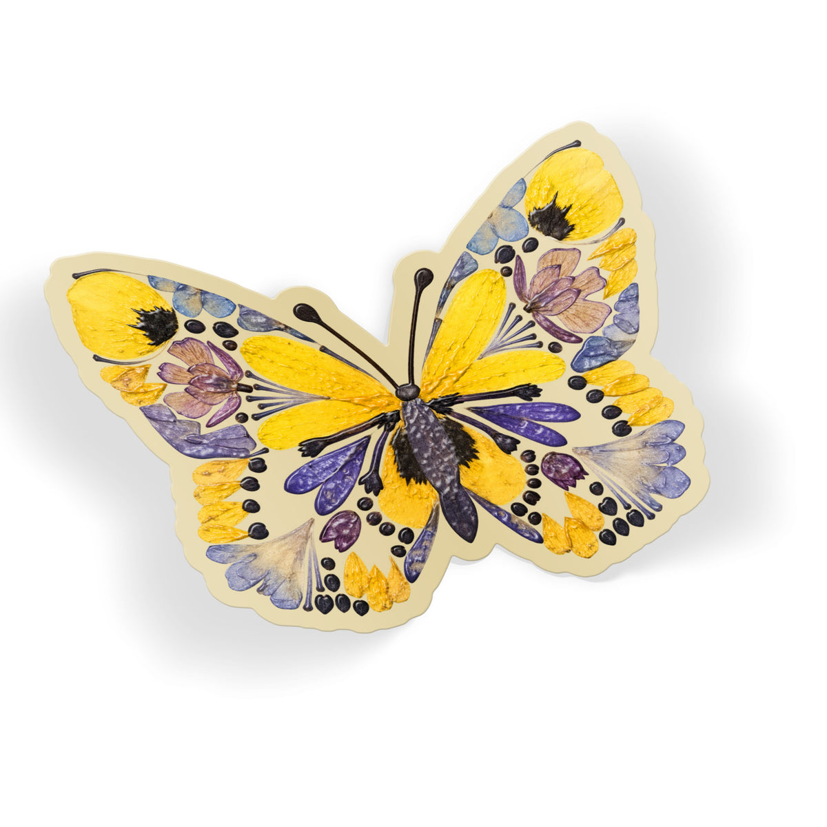 Pressed Petal Butterfly