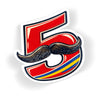 Red Five Moustache