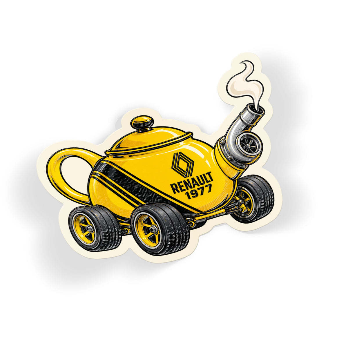 Renault Yellow Teapot