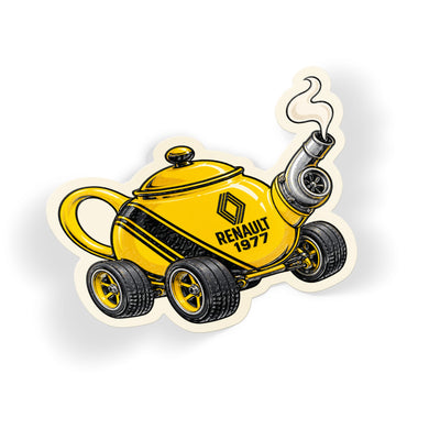 Renault Yellow Teapot
