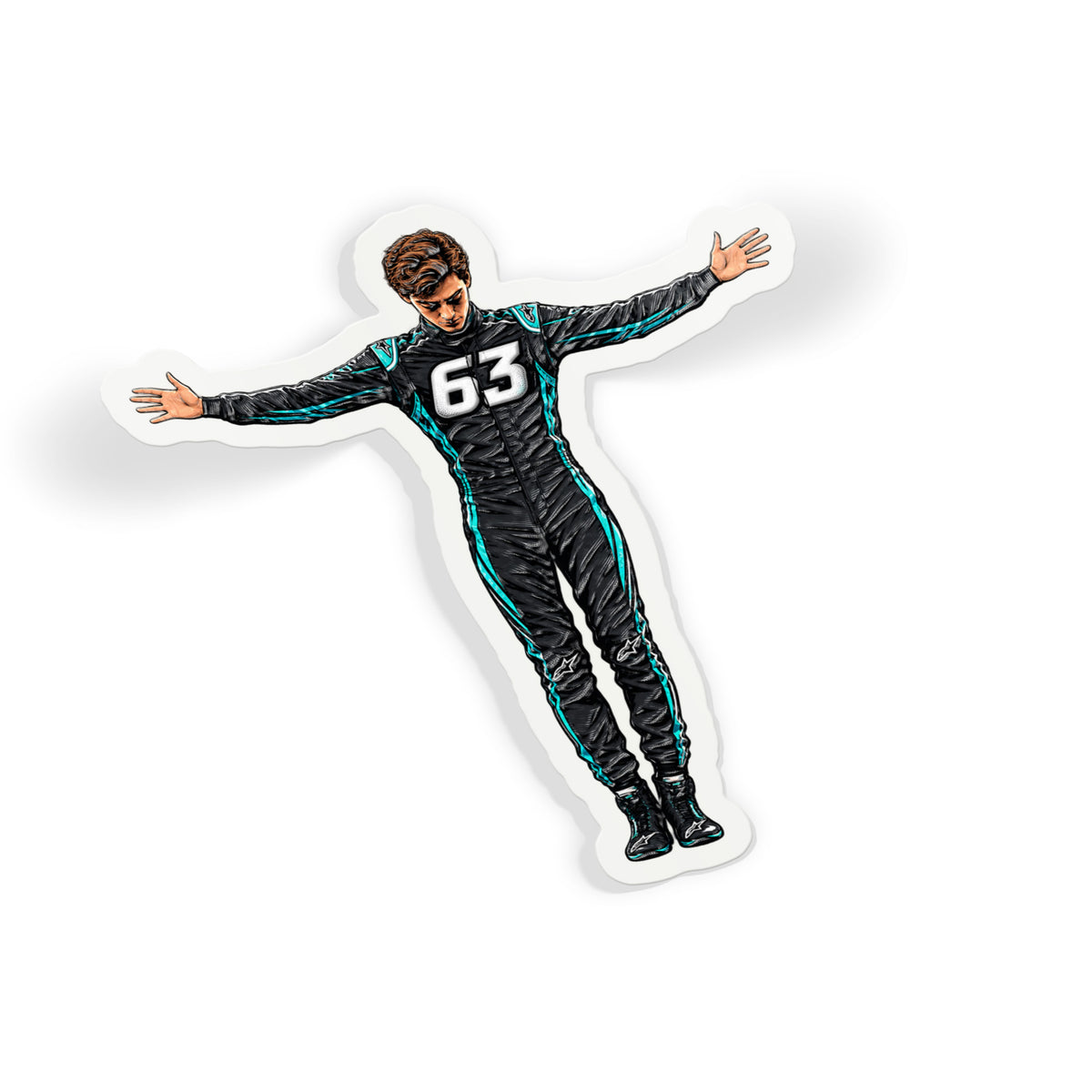 Russell T Pose 63