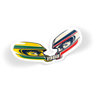Senna Prost 1988 Visor