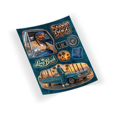 Snoop Dogg A5 sticker seti I - detay görseli