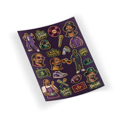Snoop Dogg A5 sticker seti III - detay görseli