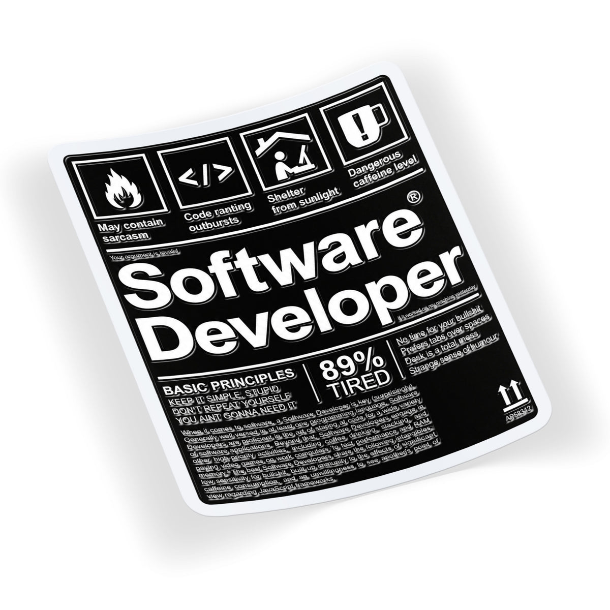 Software Developer Label