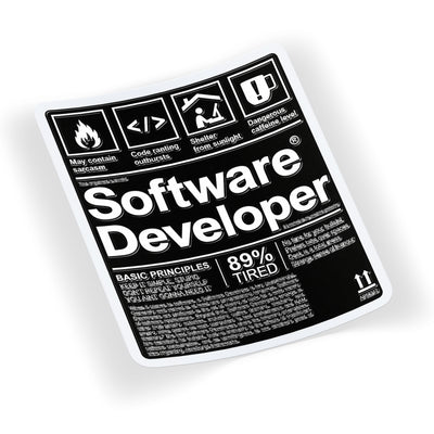 Software Developer Label