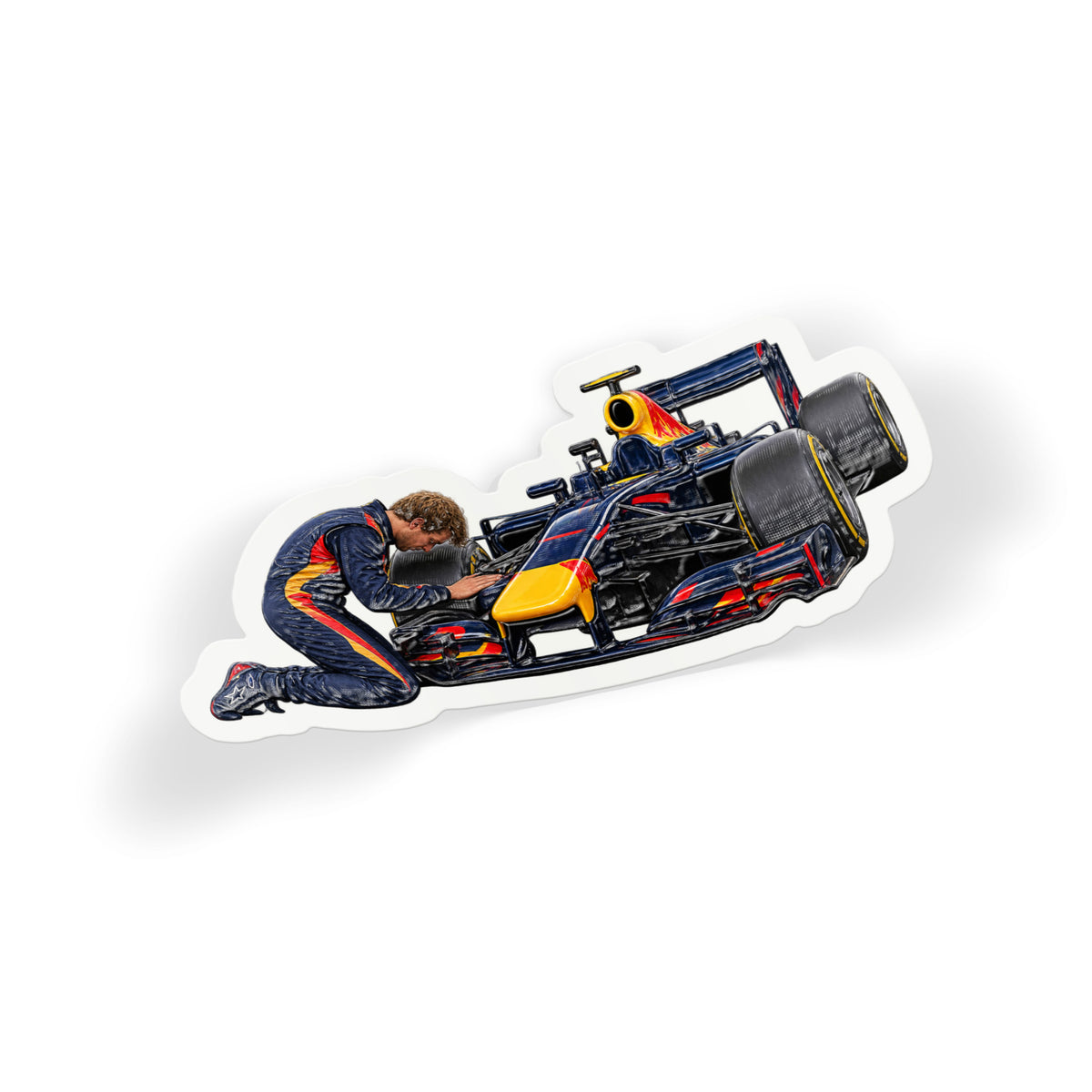 Vettel India Salute
