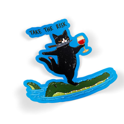 Yoga Cat Wine