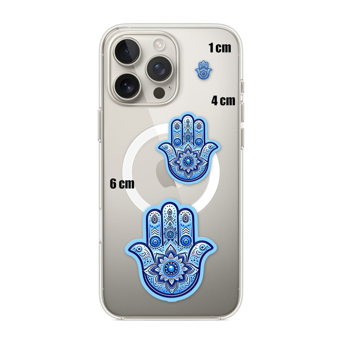 Blue Mandala Hamsa