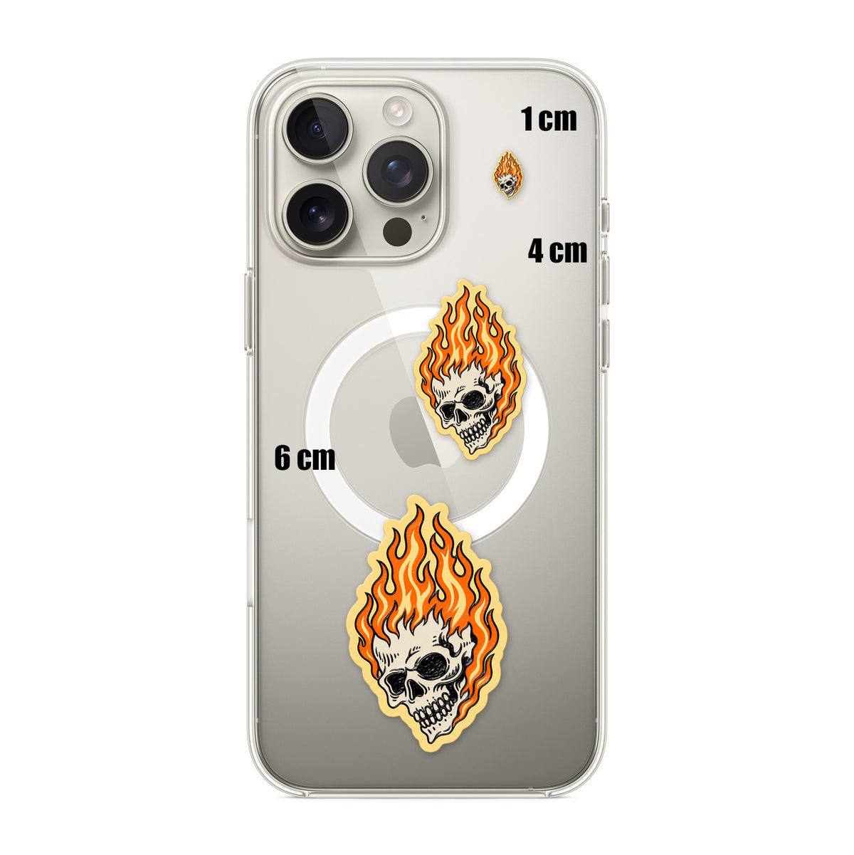 Flaming Skull