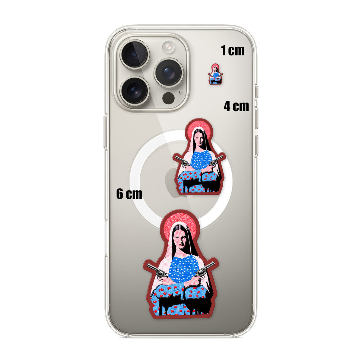 Halftone Madonna Guns