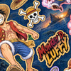 One Piece Luffy A5 sticker seti - detay görseli