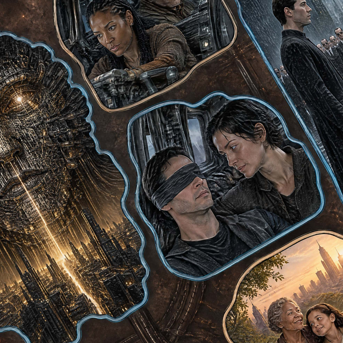 Matrix Revolutions A5 sticker seti - detay görseli