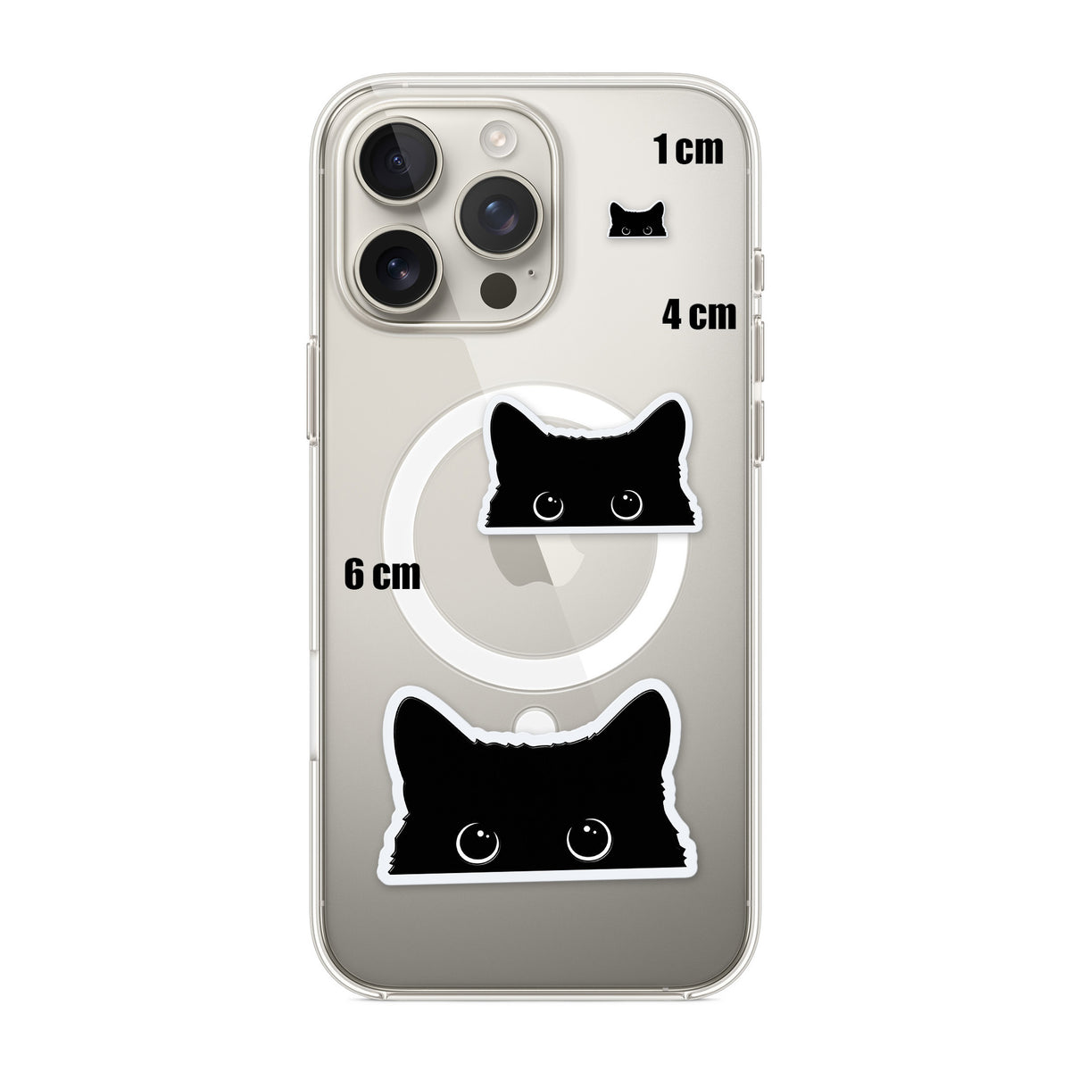 Peeking Black Cat