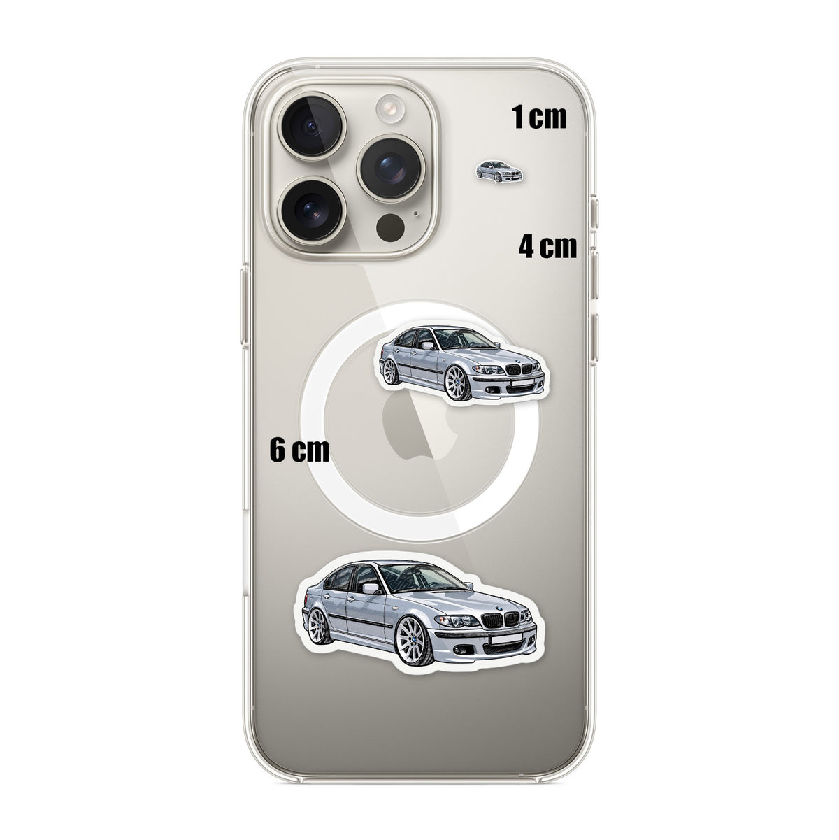 Silver BMW E46