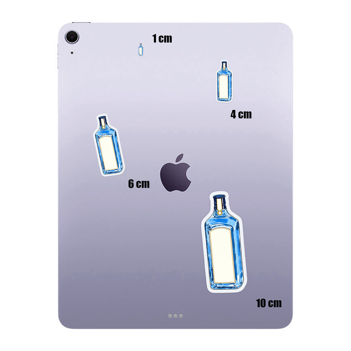 Blue Gin Bottle