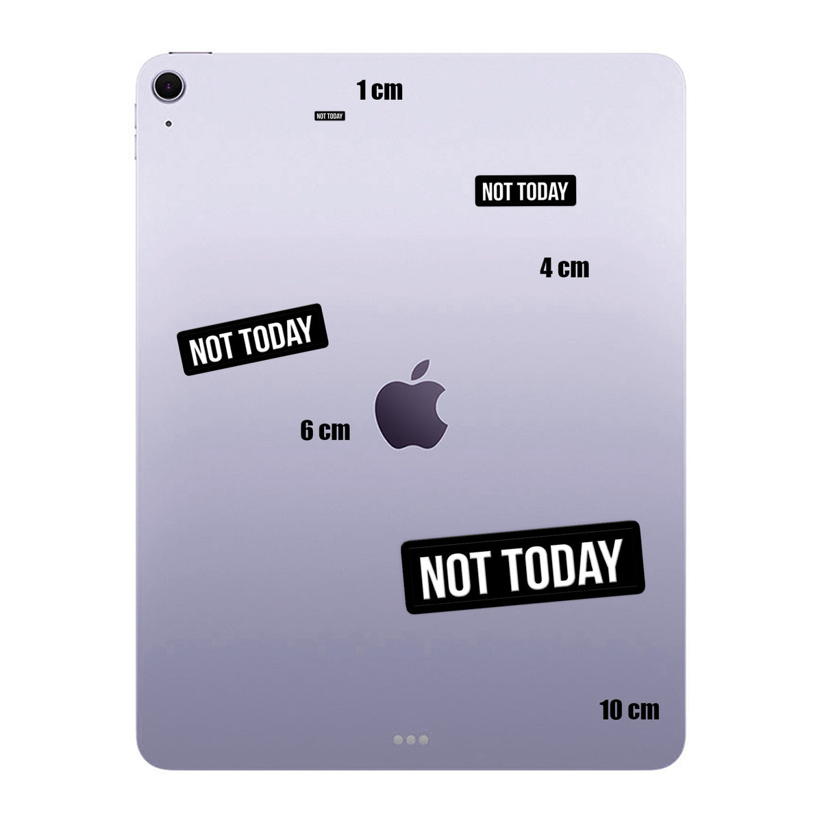 Not Today Label