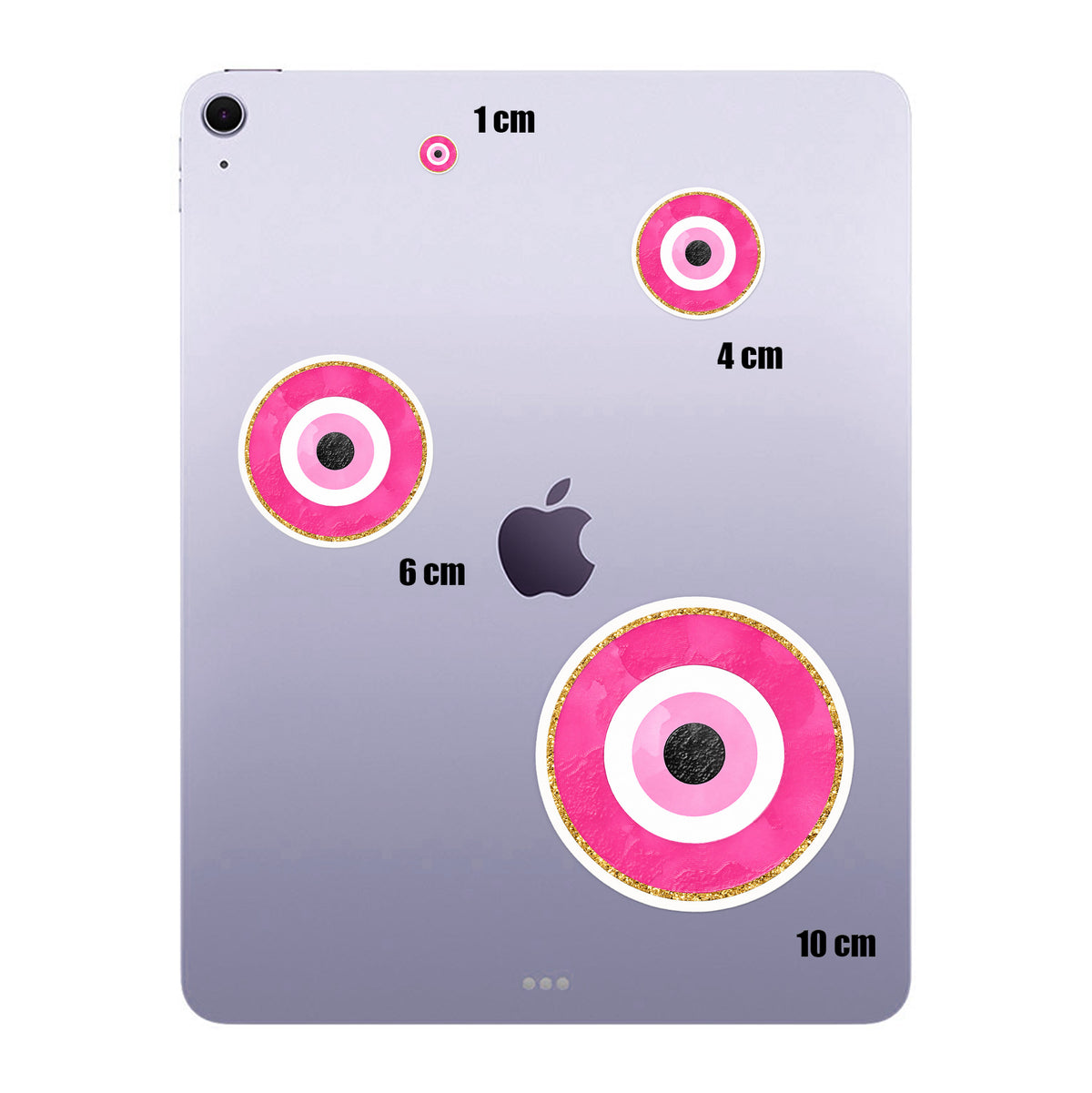 Pink Glitter Evil Eye