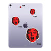 Red Scream Face