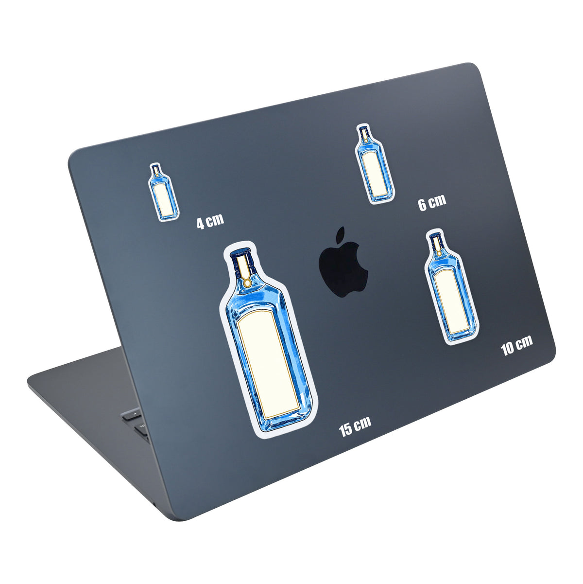 Blue Gin Bottle