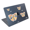 Peach Gouache Butterfly