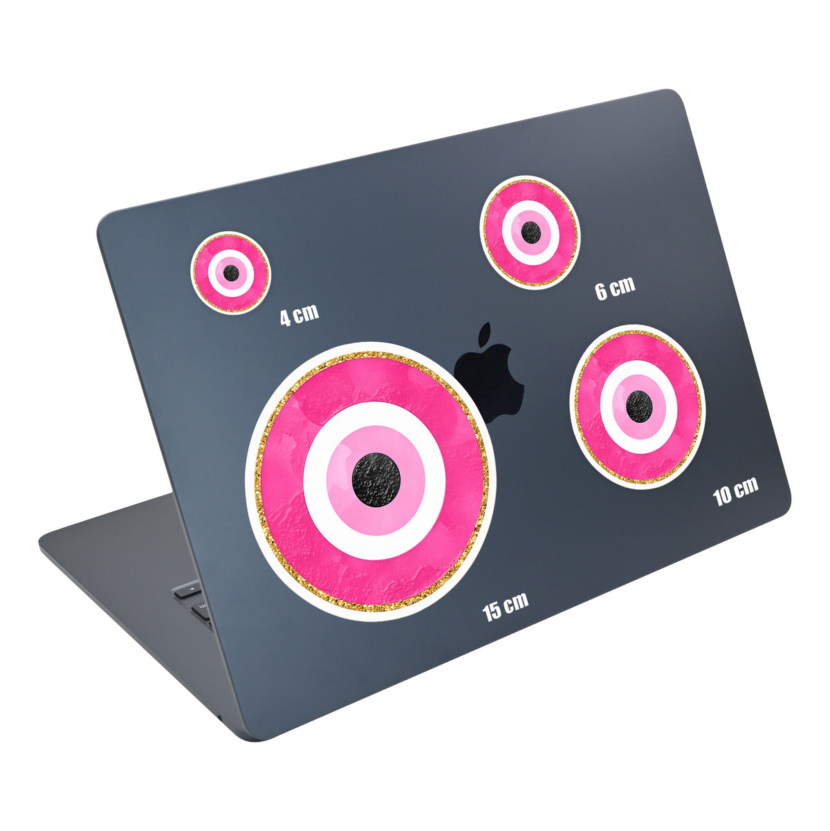 Pink Glitter Evil Eye