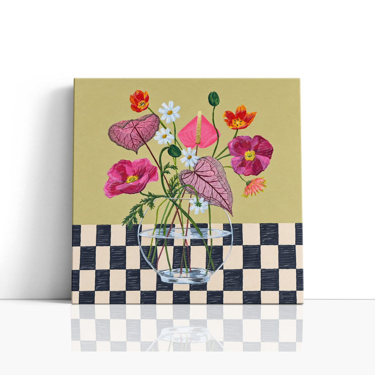 MC - Checkered Vase