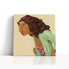 MC - Curly-Haired Woman