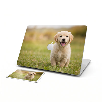 MacBook Kaplama — Kendi Tasarımın: kendi fotoğrafınla kişiselleştirilmiş MacBook kaplaması
