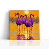 MC - Purple Flamingos