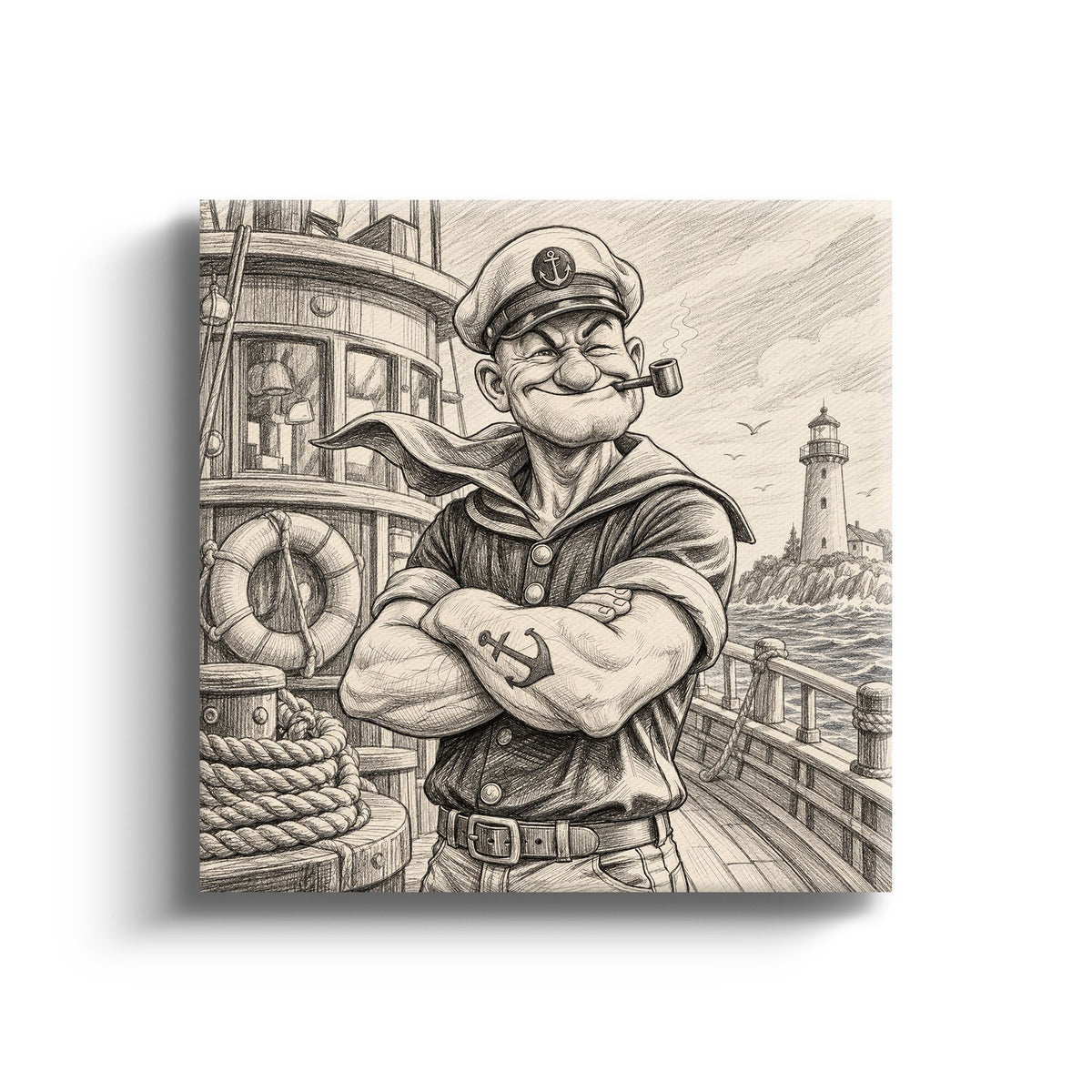 MC - Sailor Popeye Sketch